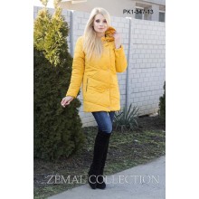 Желтая женская куртка ТОП07-PK1-347