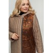 Длинное женское стёганное пальто РК11D1-922