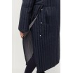 Стильное пальто с разрезами по бокам РК11D14-932
