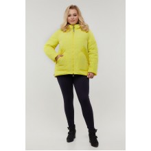Двухсторонняя куртка лимонного цвета РК11D17-940
