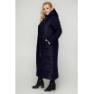 Синее модное пальто на молнии РК11S3-922
