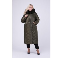 Зимнее пальто с натуральной опушкой РК111139-693
