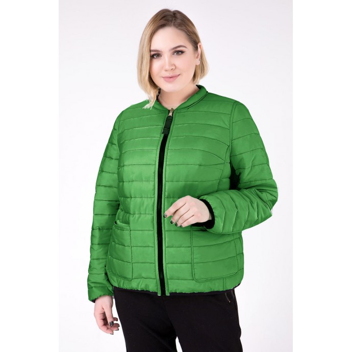 Куртка зеленая двухсторонняя РК111182-733