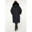 Зимнее пальто с натуральной опушкой РК11S50-910