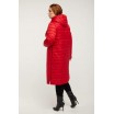 Красное стеганное пальто РК11S17-854